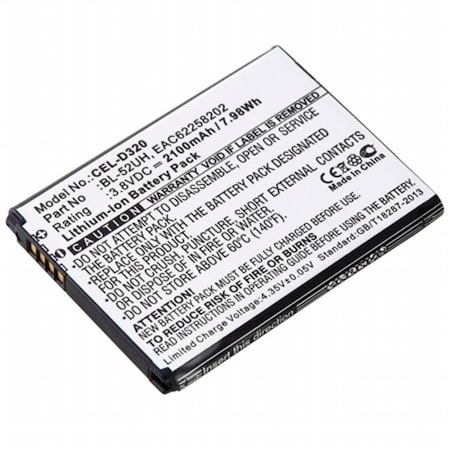 Dantona Industries CEL-D320 Replacement Cell Phone Battery For LG BL-52UH & LG EAC62558202